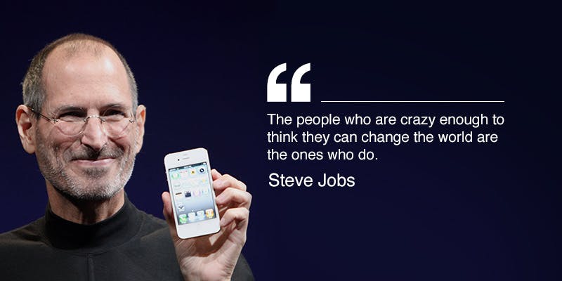 Crazy One's Quote - Steve Jobs Thoughts